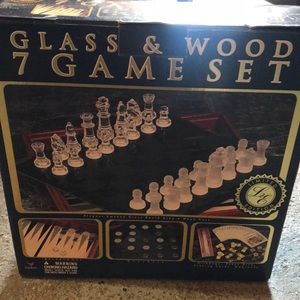 Glass and Wood 7 game set